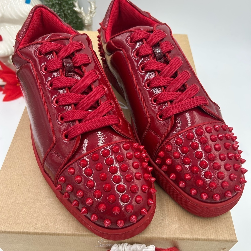Men's Christian Louboutin Seavaste 2 Orlato sneaker size 43 made in Italy